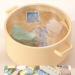 Klocki konstrukcyjne zestaw Stolik 56 el. eko z Pszenicznej Słomy 10922E - obrazek 6