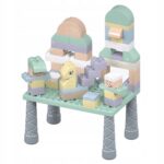 Klocki konstrukcyjne zestaw Stolik 56 el. eko z Pszenicznej Słomy 10922E - obrazek 8