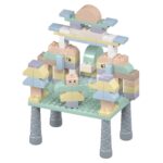 Klocki konstrukcyjne zestaw Stolik 80 el. eko z Pszenicznej Słomy 10923E - obrazek 12