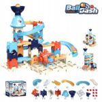 Klocki Konstrukcyjne Zestaw Tor wyścigowy kosmiczny Ball Dash Track 60 elem
