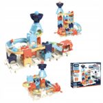 Klocki Konstrukcyjne Zestaw Tor wyścigowy kosmiczny Ball Dash Track Rakieta