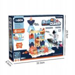 Klocki Konstrukcyjne Zestaw Tor wyścigowy kosmiczny Ball Dash Track Rakieta - obrazek 6