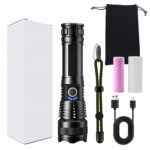 Latarka LED Akumulatorowa Mocna USB Taktyczna Wodoodporna Wojskowa Survival - obrazek 2