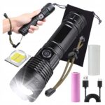 Latarka LED Akumulatorowa Mocna USB Taktyczna Wodoodporna Wojskowa Survival - obrazek 8