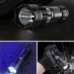 Latarka LED Akumulatorowa Mocna USB Taktyczna Wodoodporna Wojskowa Survival - obrazek 11